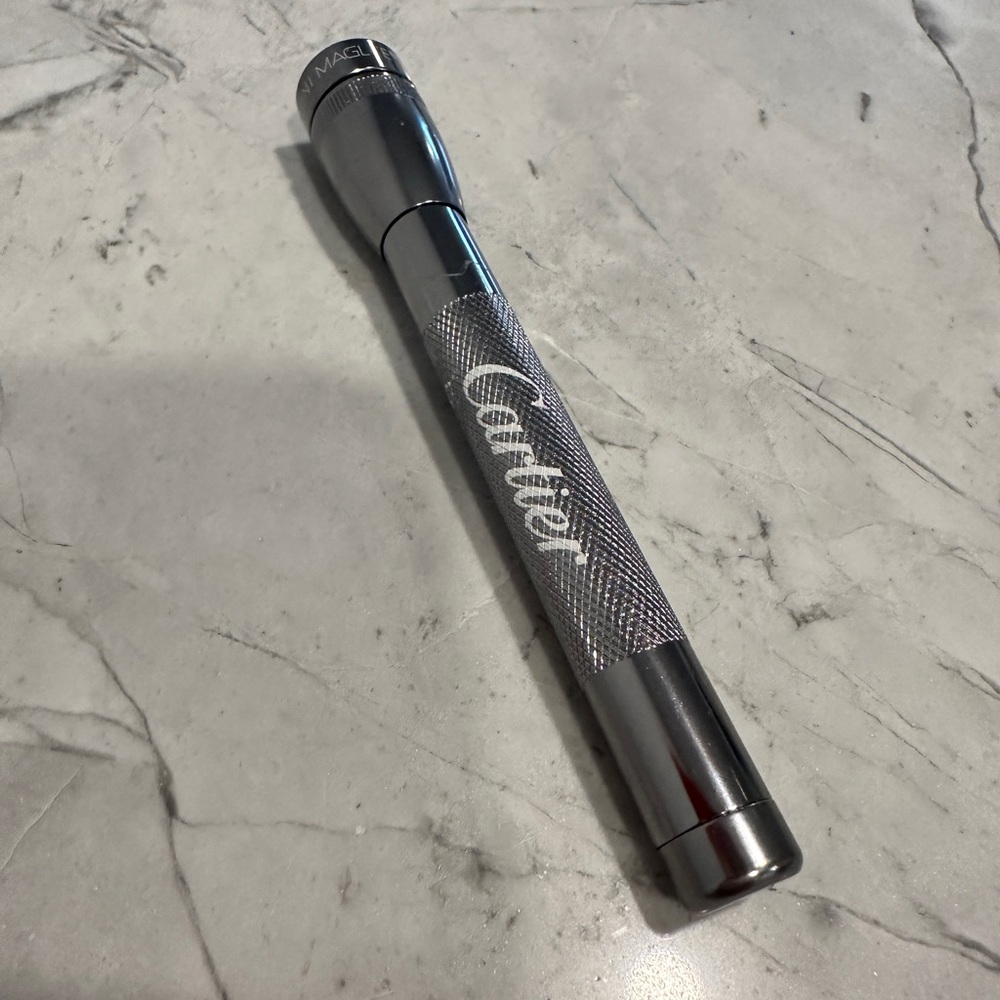 Cartier logo flashlight compact size new
